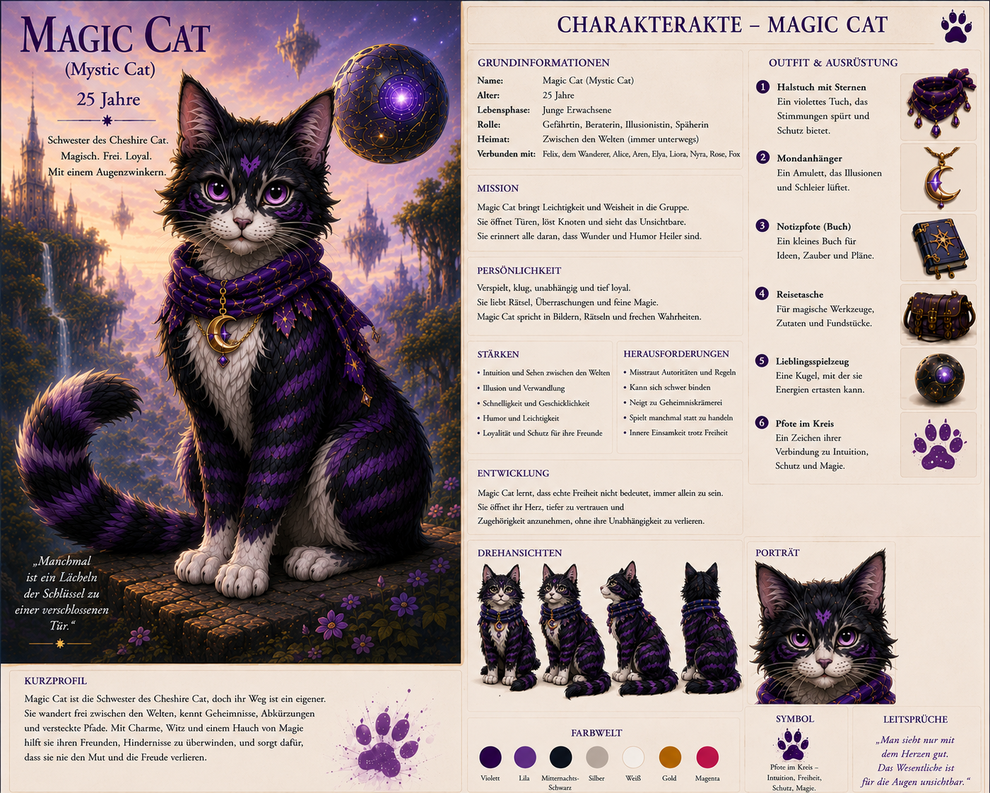 Charakterakte Magic Cat