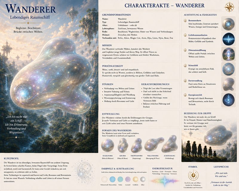 Charakterakte Wanderer